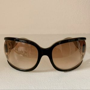 JIMMY CHOO ROKAS SUNGLASSES Brown Sunset Gradient Lens